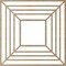 Ekena Millwork Raven Wood Fretwork Pierced Ceiling Medallion, Hickory, 40"OD x 14 5/8"ID x 3/8"T CMWP40X40X0375RAHI - alternate 4